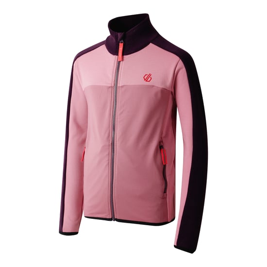 Dare 2B Childrens/Kids Emergent IV Stretch Midlayer (Deep Plum/Lilas) - Image 3