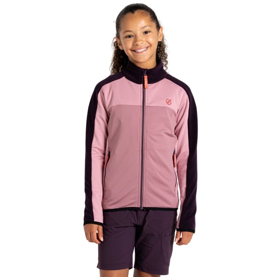Dare 2B Childrens/Kids Emergent IV Stretch Midlayer (Deep Plum/Lilas) - Image 4