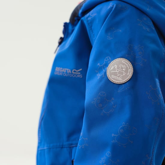 Regatta Childrens/Kids Waterproof Jacket (Oxford Blue) - Image 4