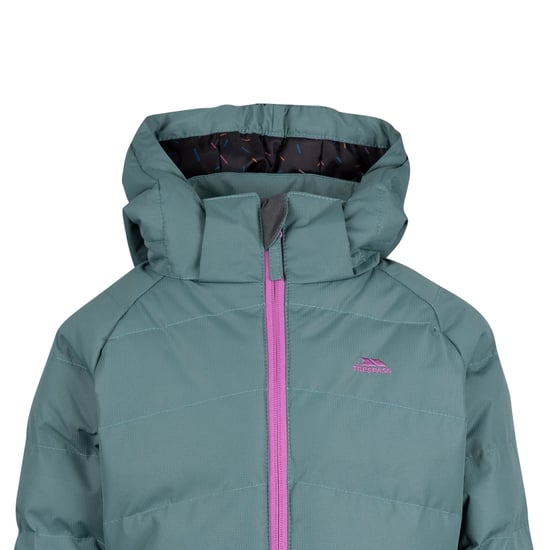Trespass Childrens Girls Amira Casual Jacket (Spruce Green) - Image 3