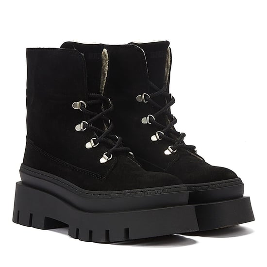 Bronx Evi - Ann Lace Up Suede Womens Boots - Image 1