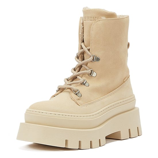 Bronx Evi - Ann Lace Up Suede Womens Boots - Image 3