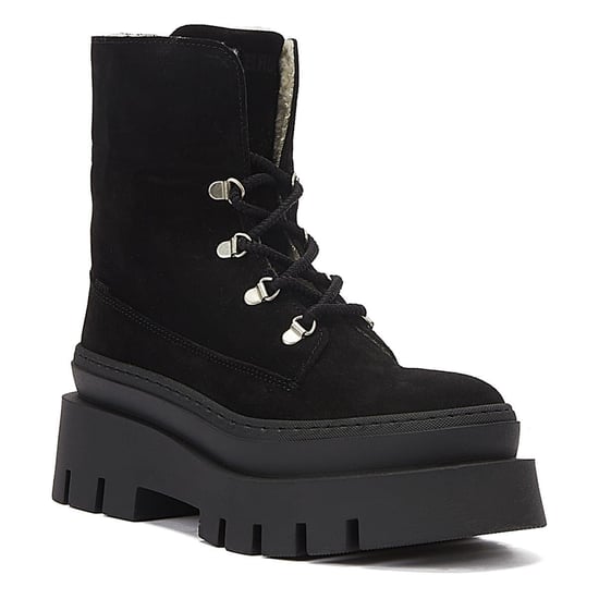 Bronx Evi - Ann Lace Up Suede Womens Boots - Image 2