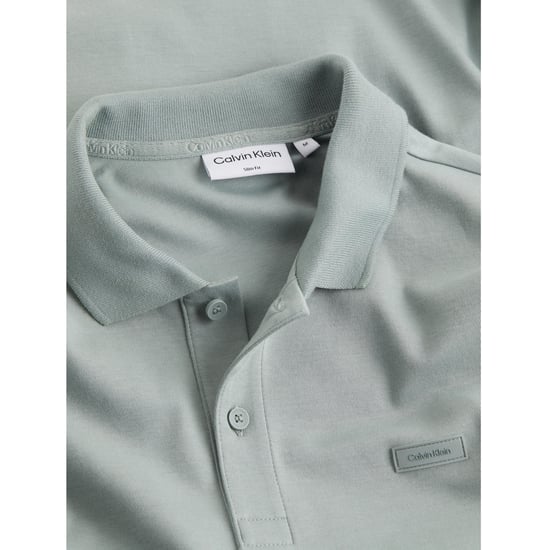 Polo Calvin Klein SS Liquid Touch Slim Polo Gris - Image 2