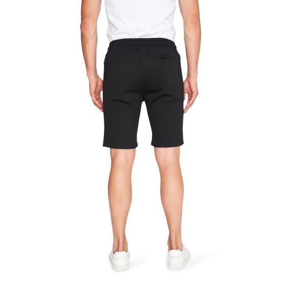Mario Russo Pantalones Cortos Piqué Negro - Image 4