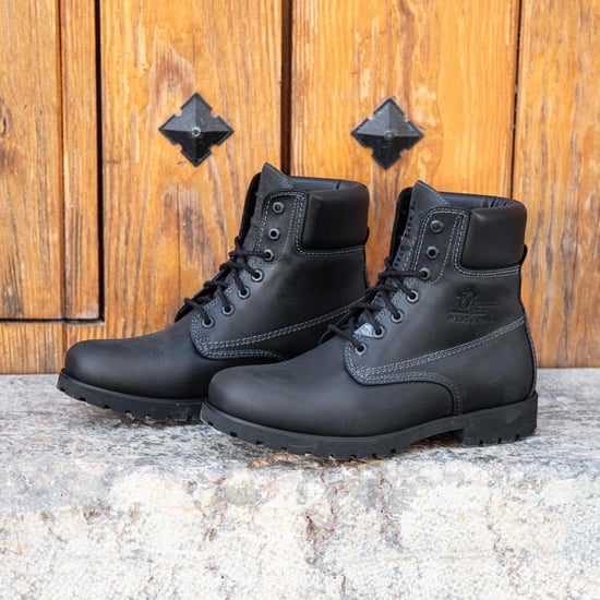 Botines impermeables de cuero negro Panama Jack 03 C3 para hombre - Image 5