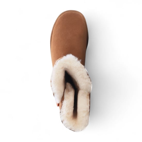 Botas de invierno cálidas de ante de oveja color canela para mujer - Willow - Image 6