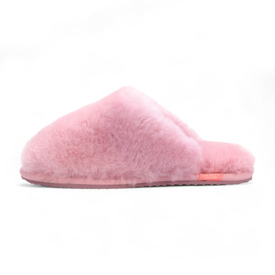 Pantuflas de piel de oveja para mujer, cálidas, rosas, de invierno - Aurora - Image 5