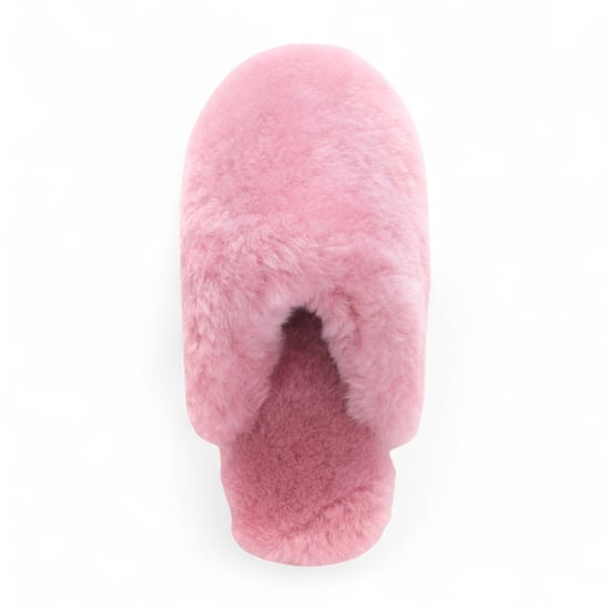 Pantuflas de piel de oveja para mujer, cálidas, rosas, de invierno - Aurora - Image 6