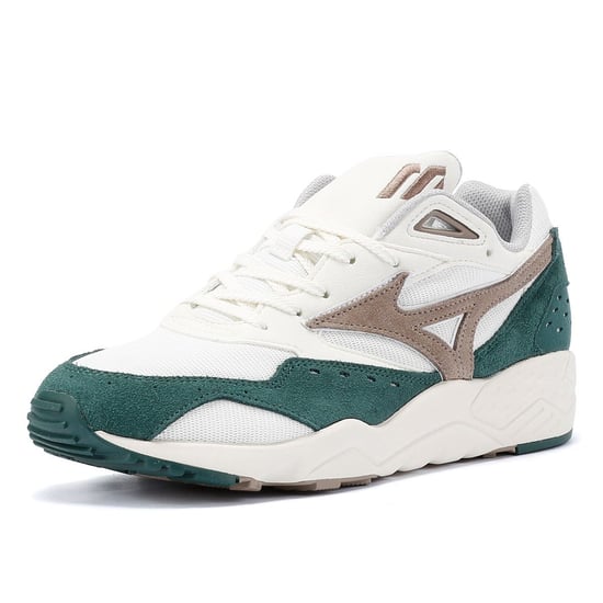 Mizuno Contender S White/Green Trainers - Image 3