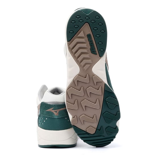 Mizuno Contender S White/Green Trainers - Image 4