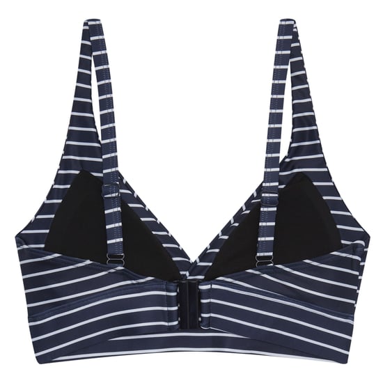 Regatta Womens/Ladies Paloma Stripe Textured Bikini Top (Navy/White) - Image 2