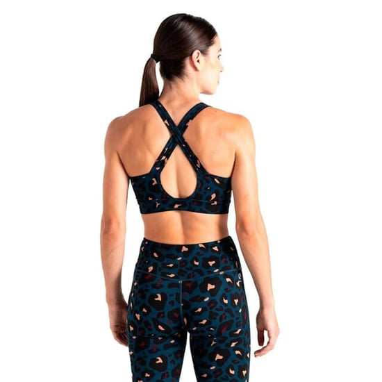 Dare 2B Womens/Ladies Swift II Animal Print Sports Bra (Moonlight Denim) - Image 5