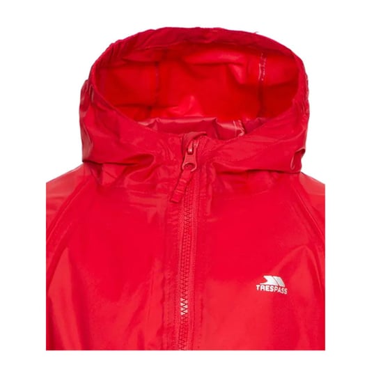 Trespass Babies Button Rain Suit (Red) - Image 3