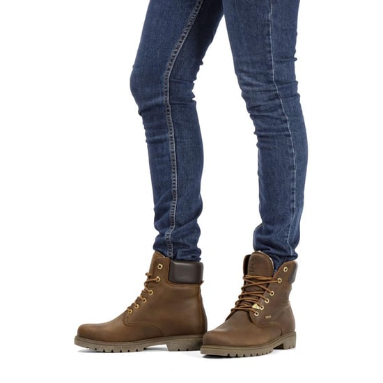 Botines Panama Jack 03 GTX C1 de piel impermeable color marrón corteza para hombre - Image 6