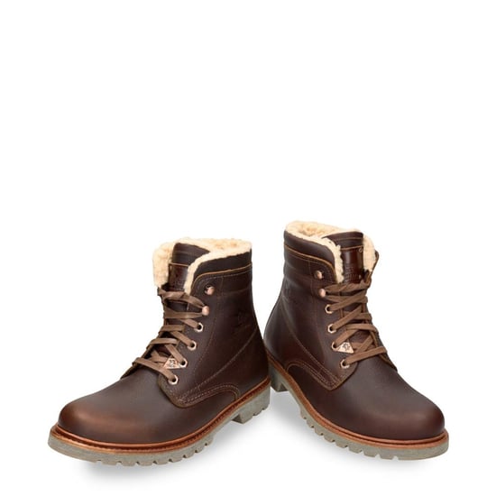 Botines Panama Jack P03 Aviator C23 de piel impermeable en color castaño para hombre - Image 3