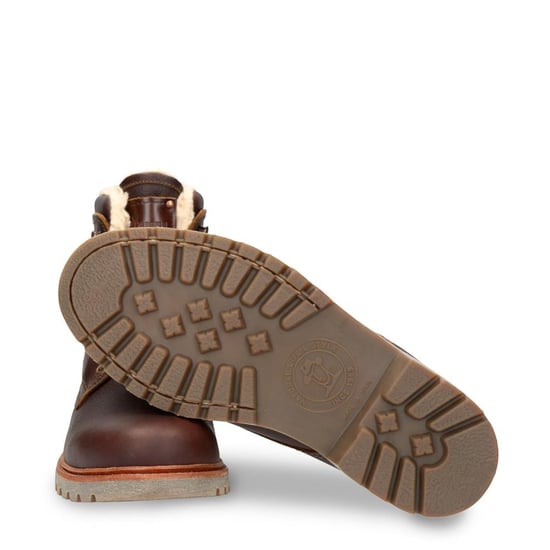 Botines Panama Jack P03 Aviator C23 de piel impermeable en color castaño para hombre - Image 4