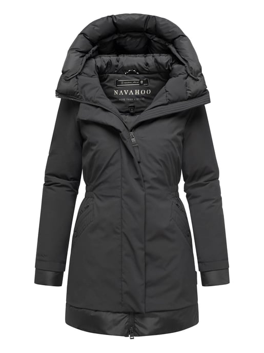 Parka de invierno para mujer WINTERPRINZESSIN de Navahoo con capucha y corte femenino - Image 1