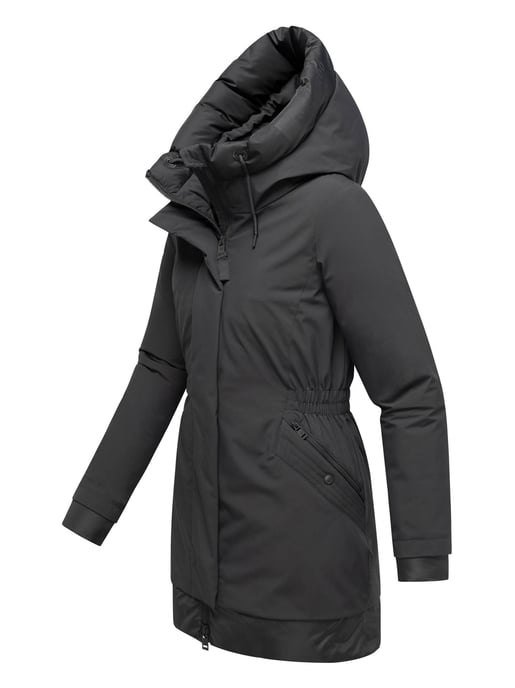 Parka de invierno para mujer WINTERPRINZESSIN de Navahoo con capucha y corte femenino - Image 3