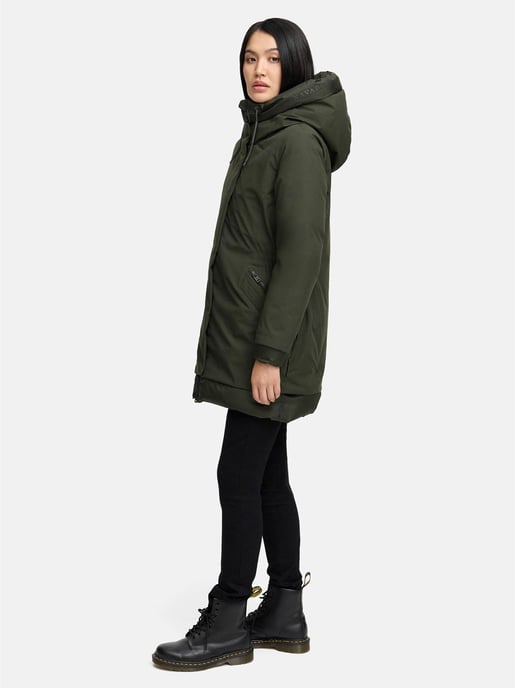 Parka de invierno para mujer WINTERPRINZESSIN de Navahoo con capucha y corte femenino - Image 3