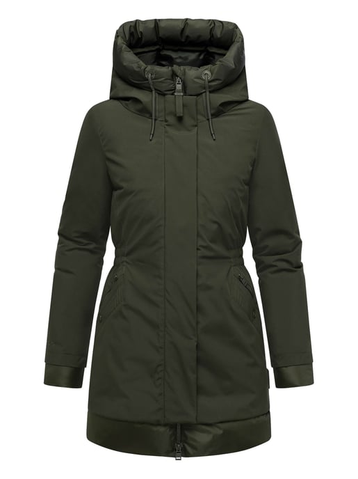 Parka de invierno para mujer WINTERPRINZESSIN de Navahoo con capucha y corte femenino - Image 5