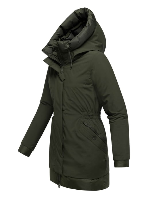 Parka de invierno para mujer WINTERPRINZESSIN de Navahoo con capucha y corte femenino - Image 6