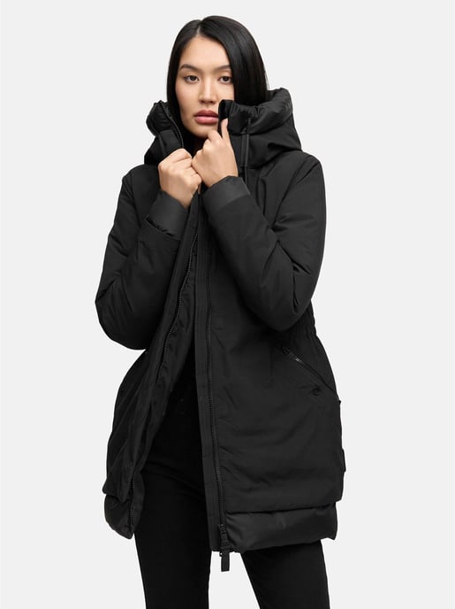Parka de invierno para mujer WINTERPRINZESSIN de Navahoo con capucha y corte femenino - Image 2