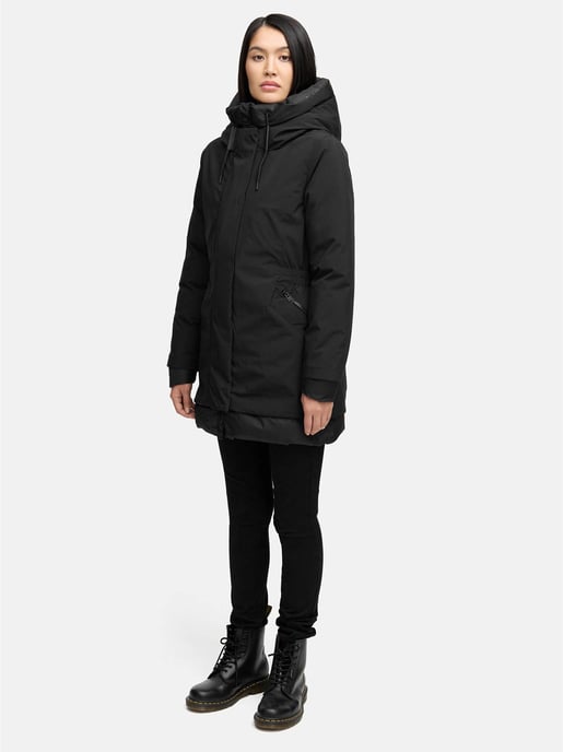 Parka de invierno para mujer WINTERPRINZESSIN de Navahoo con capucha y corte femenino - Image 3