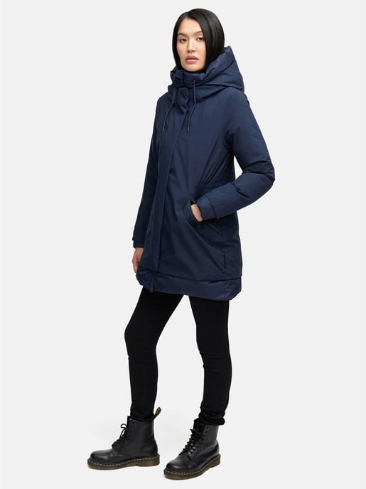 Parka de invierno para mujer WINTERPRINZESSIN de Navahoo con capucha y corte femenino - Image 2