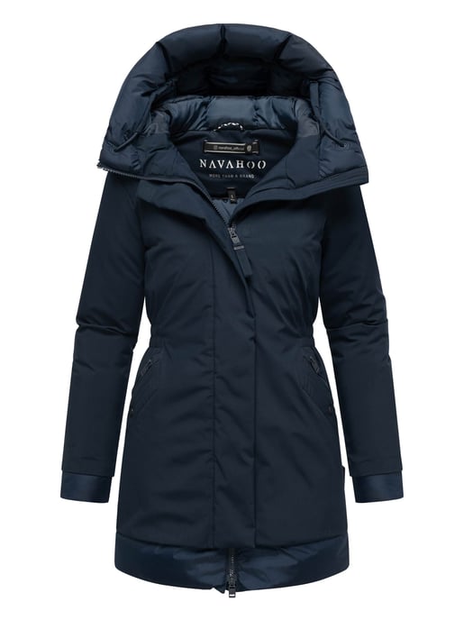 Parka de invierno para mujer WINTERPRINZESSIN de Navahoo con capucha y corte femenino - Image 5