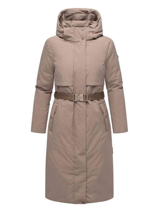 Parka de invierno para mujer WALDBUMMLER de Navahoo – impermeable y elegante con cinturón - Image 2