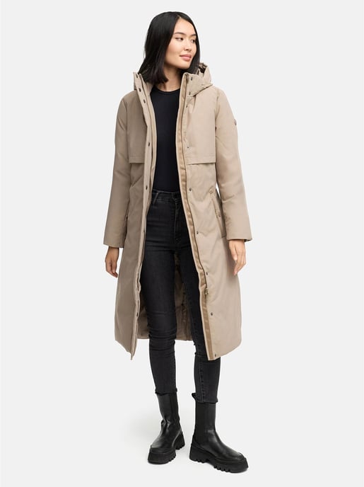 Parka de invierno para mujer WALDBUMMLER de Navahoo – impermeable y elegante con cinturón - Image 6