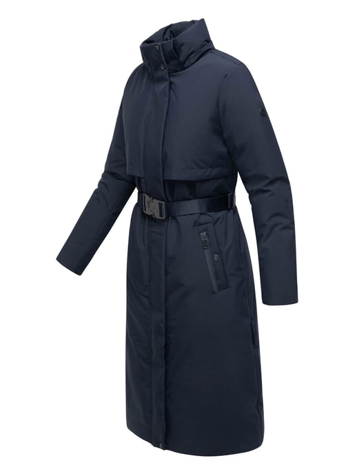 Parka de invierno para mujer WALDBUMMLER de Navahoo – impermeable y elegante con cinturón - Image 3