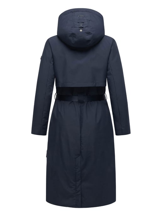 Parka de invierno para mujer WALDBUMMLER de Navahoo – impermeable y elegante con cinturón - Image 4