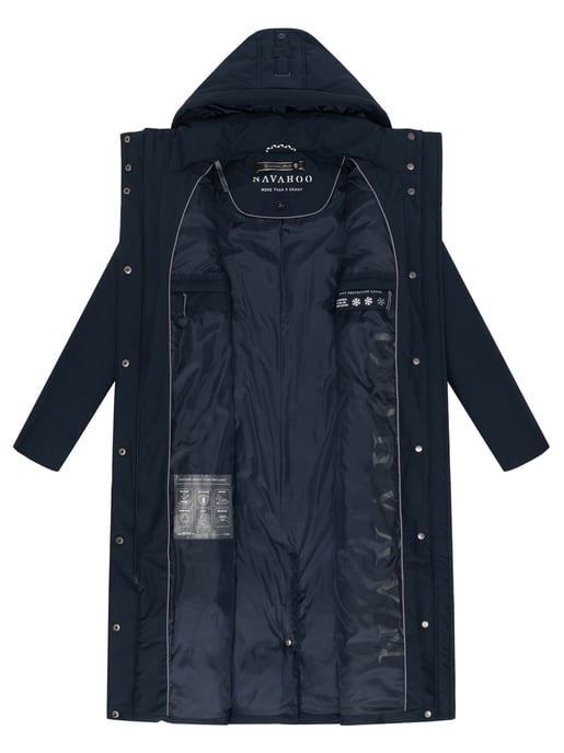 Parka de invierno para mujer WALDBUMMLER de Navahoo – impermeable y elegante con cinturón - Image 5