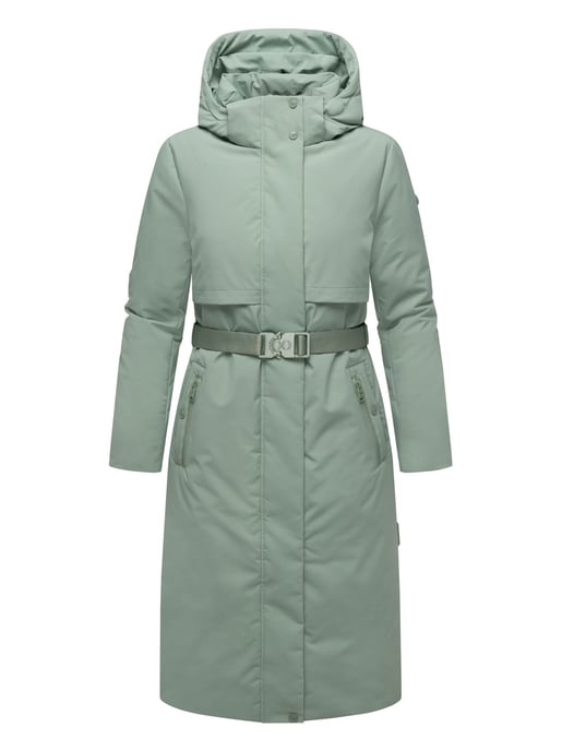 Parka de invierno para mujer WALDBUMMLER de Navahoo – impermeable y elegante con cinturón - Image 2