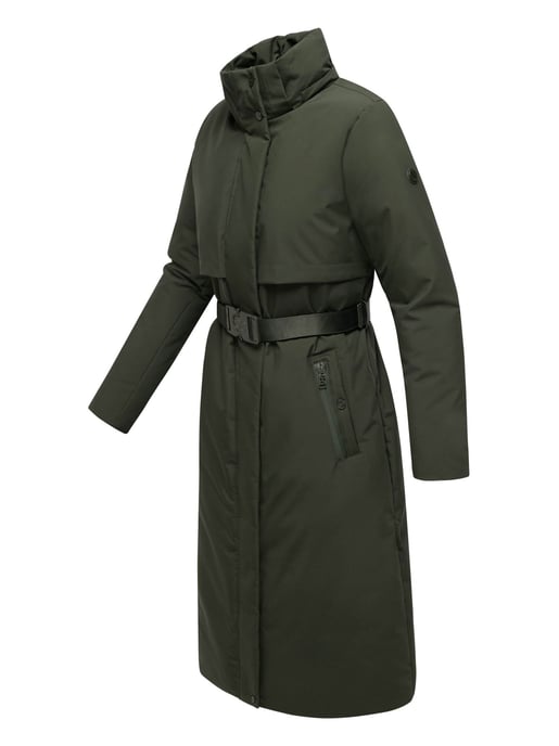 Parka de invierno para mujer WALDBUMMLER de Navahoo – impermeable y elegante con cinturón - Image 3