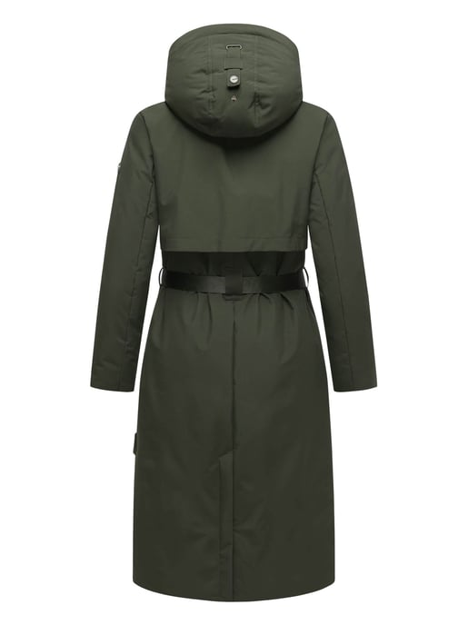 Parka de invierno para mujer WALDBUMMLER de Navahoo – impermeable y elegante con cinturón - Image 4