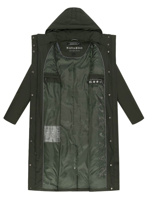 Parka de invierno para mujer WALDBUMMLER de Navahoo – impermeable y elegante con cinturón - Image 5