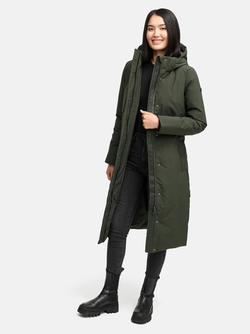 Parka de invierno para mujer WALDBUMMLER de Navahoo – impermeable y elegante con cinturón - Image 6