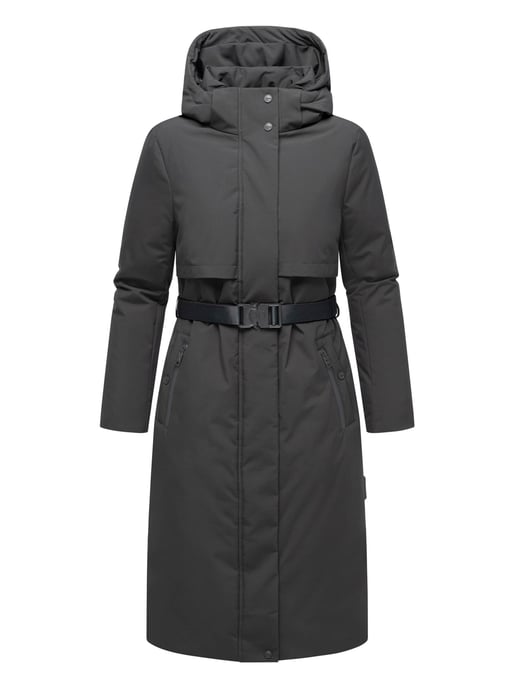 Parka de invierno para mujer WALDBUMMLER de Navahoo – impermeable y elegante con cinturón - Image 2