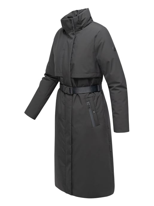 Parka de invierno para mujer WALDBUMMLER de Navahoo – impermeable y elegante con cinturón - Image 3