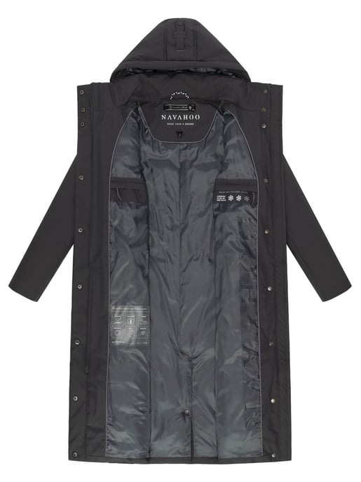 Parka de invierno para mujer WALDBUMMLER de Navahoo – impermeable y elegante con cinturón - Image 5