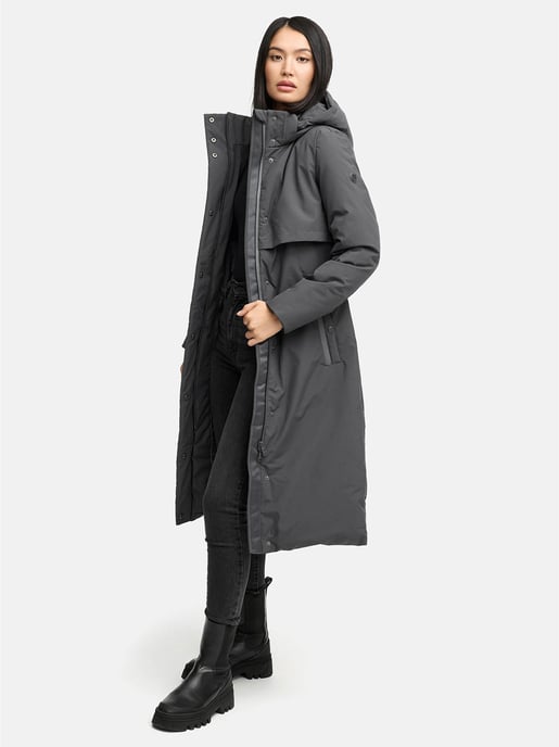 Parka de invierno para mujer WALDBUMMLER de Navahoo – impermeable y elegante con cinturón - Image 6