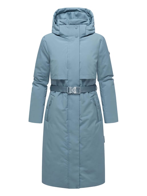 Parka de invierno para mujer WALDBUMMLER de Navahoo – impermeable y elegante con cinturón - Image 2