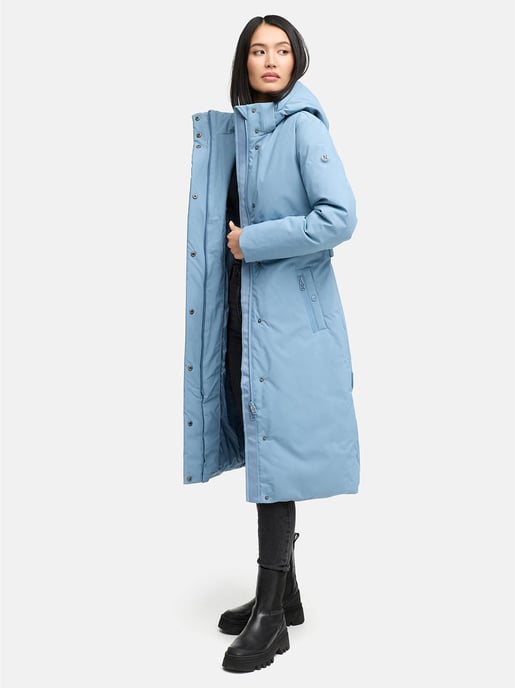Parka de invierno para mujer WALDBUMMLER de Navahoo – impermeable y elegante con cinturón - Image 6