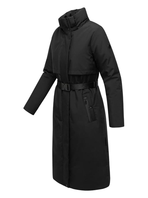 Parka de invierno para mujer WALDBUMMLER de Navahoo – impermeable y elegante con cinturón - Image 3