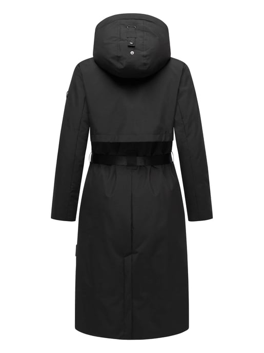 Parka de invierno para mujer WALDBUMMLER de Navahoo – impermeable y elegante con cinturón - Image 4
