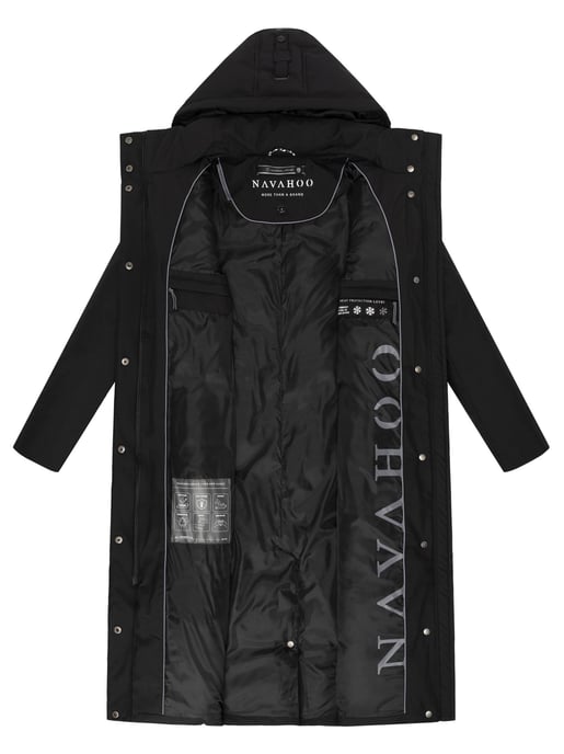 Parka de invierno para mujer WALDBUMMLER de Navahoo – impermeable y elegante con cinturón - Image 5