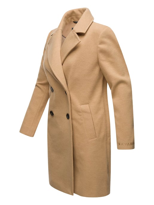 Navahoo Frostjuwel abrigo de entretiempo para mujer con diseño elegante a rayas - Image 2